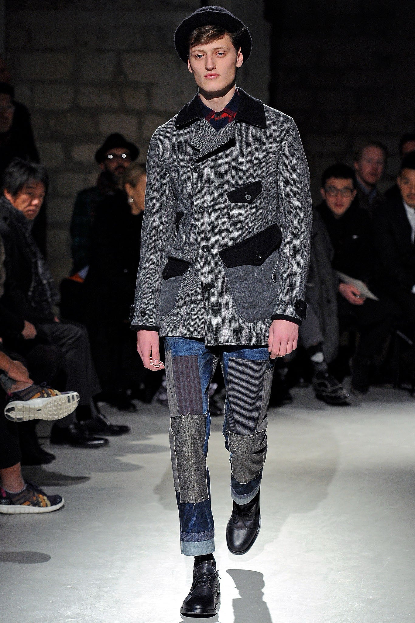 Junya Watanabe Man A/W 2013 asymmetrical trench – runway | Recente Studio