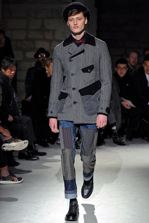 Junya Watanabe Man A/W 2013 asymmetrical trench – runway | Recente Studio