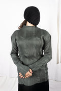 Issey Miyake A/W 1995 pleated top – front view | Recente Studio