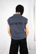 Issey Miyake Men 1980s logo vest – front view | Recente Studio