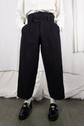 Issey Miyake Men 1990s high-waisted trousers – front view | Recente Studio
