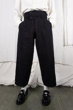 Issey Miyake Men 1990s high-waisted trousers – front view | Recente Studio