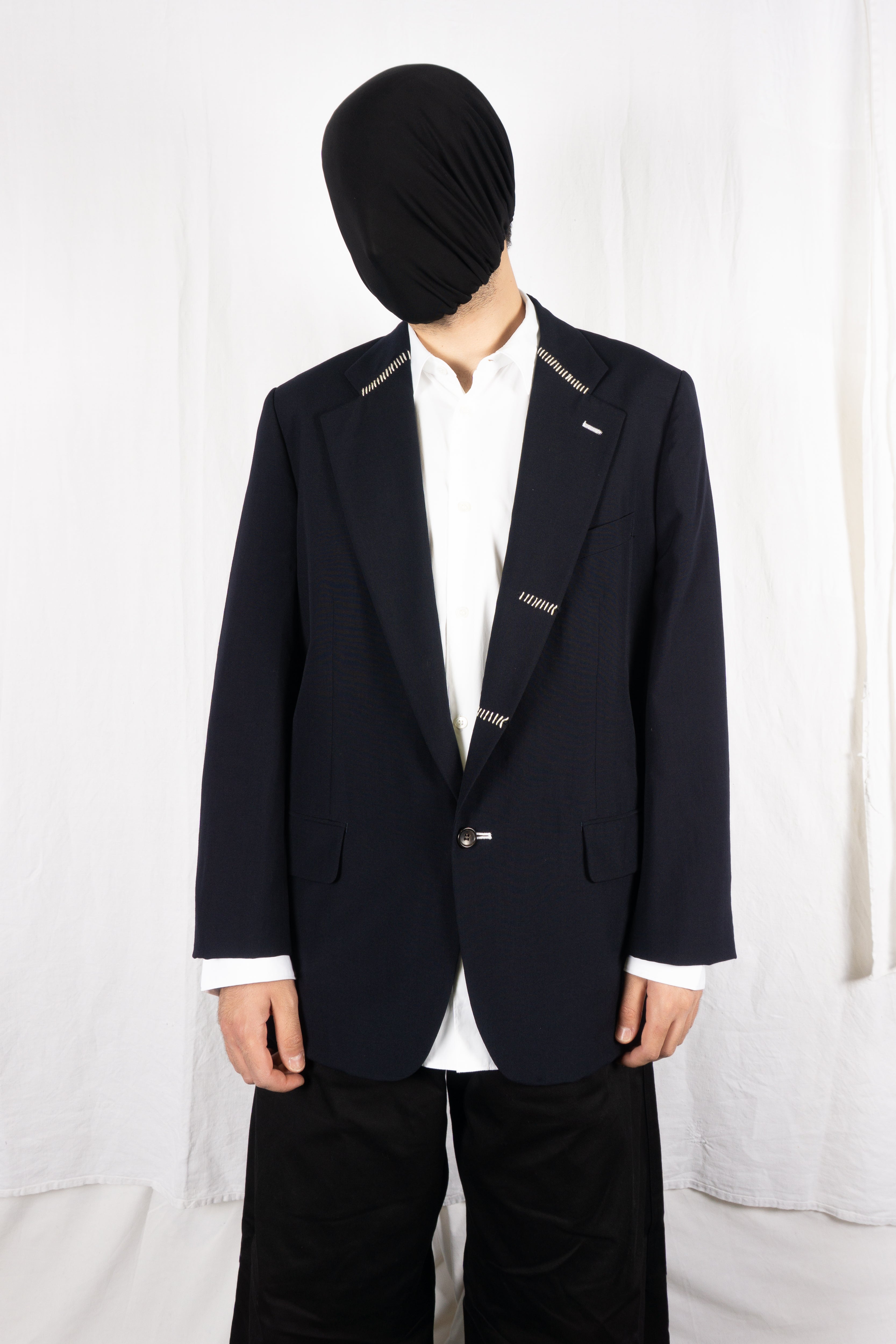 Comme des Garçons Homme Plus S/S 1992 stitched jacket – front view | Recente Studio