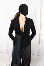 Yohji Yamamoto Noir A/W 2009 Japandi jacket – front view | Recente Studio