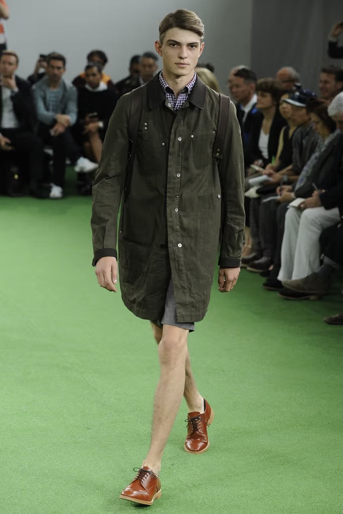 Junya Watanabe Man x Seil Marschall SS14 reversible coat – runway | Recente Studio