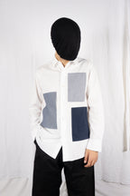 Ganryu Comme des Garçons S/S 2016 patchwork shirt – front view | Recente Studio