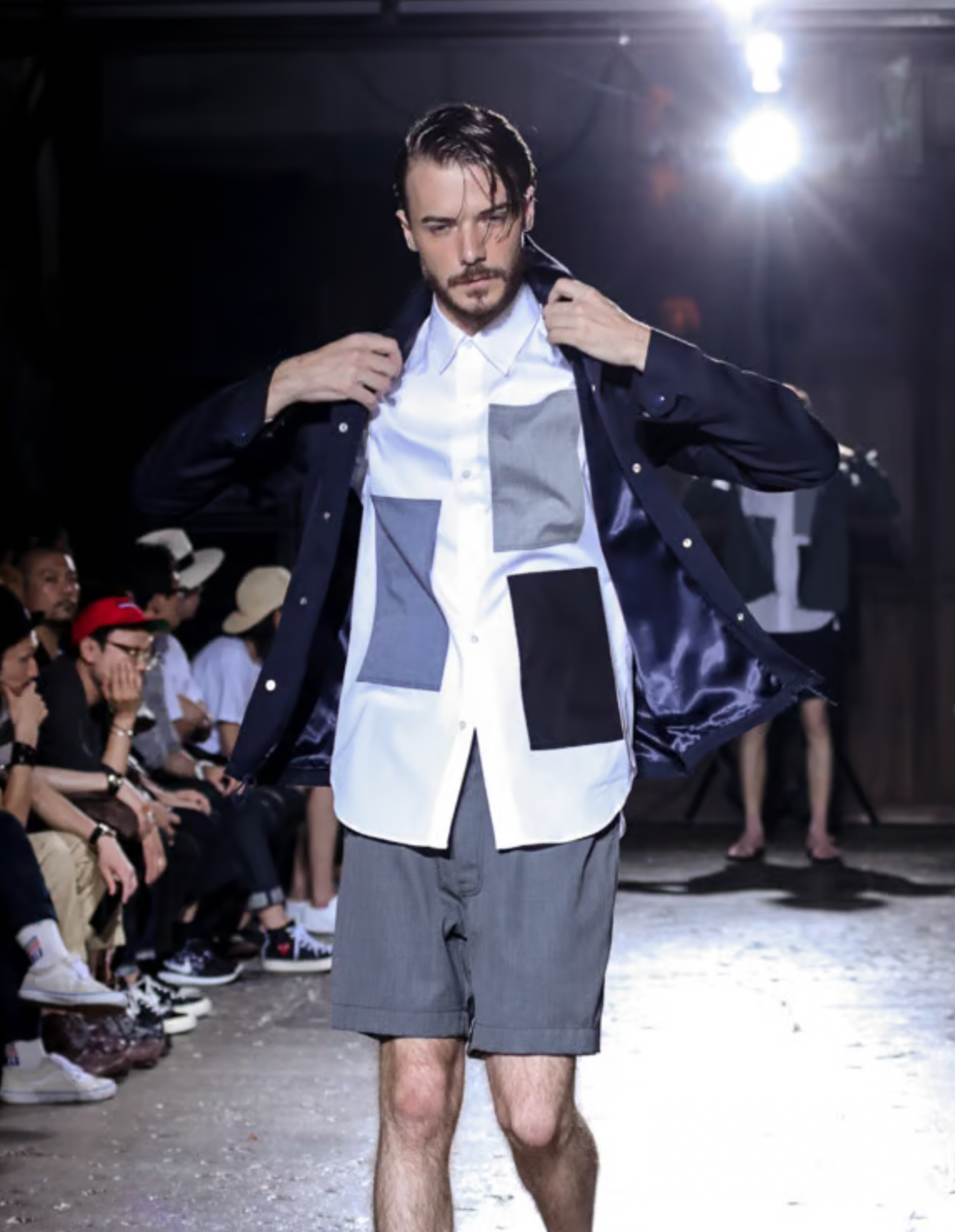 Ganryu Comme des Garçons SS16 patchwork shirt – runway | Recente Studio
