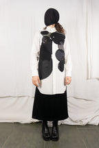 Junya Watanabe A/W 2014 patchwork shirt – front view | Recente Studio
