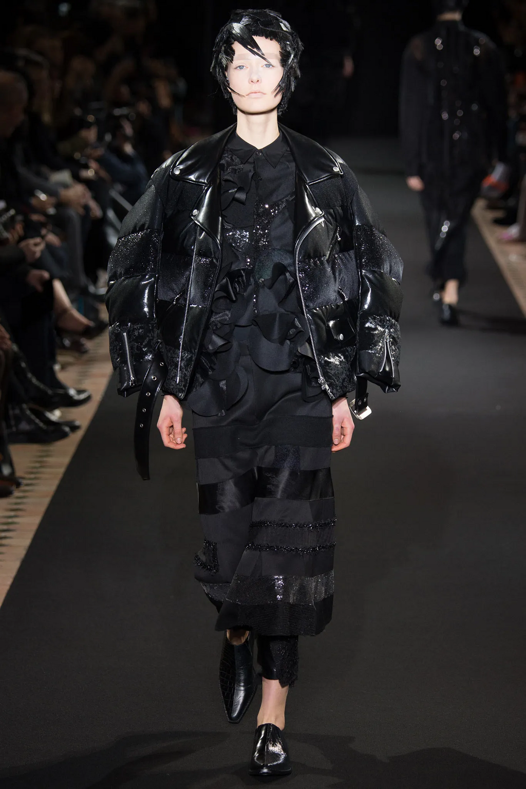 Junya Watanabe AW14 patchwork shirt – runway | Recente Studio