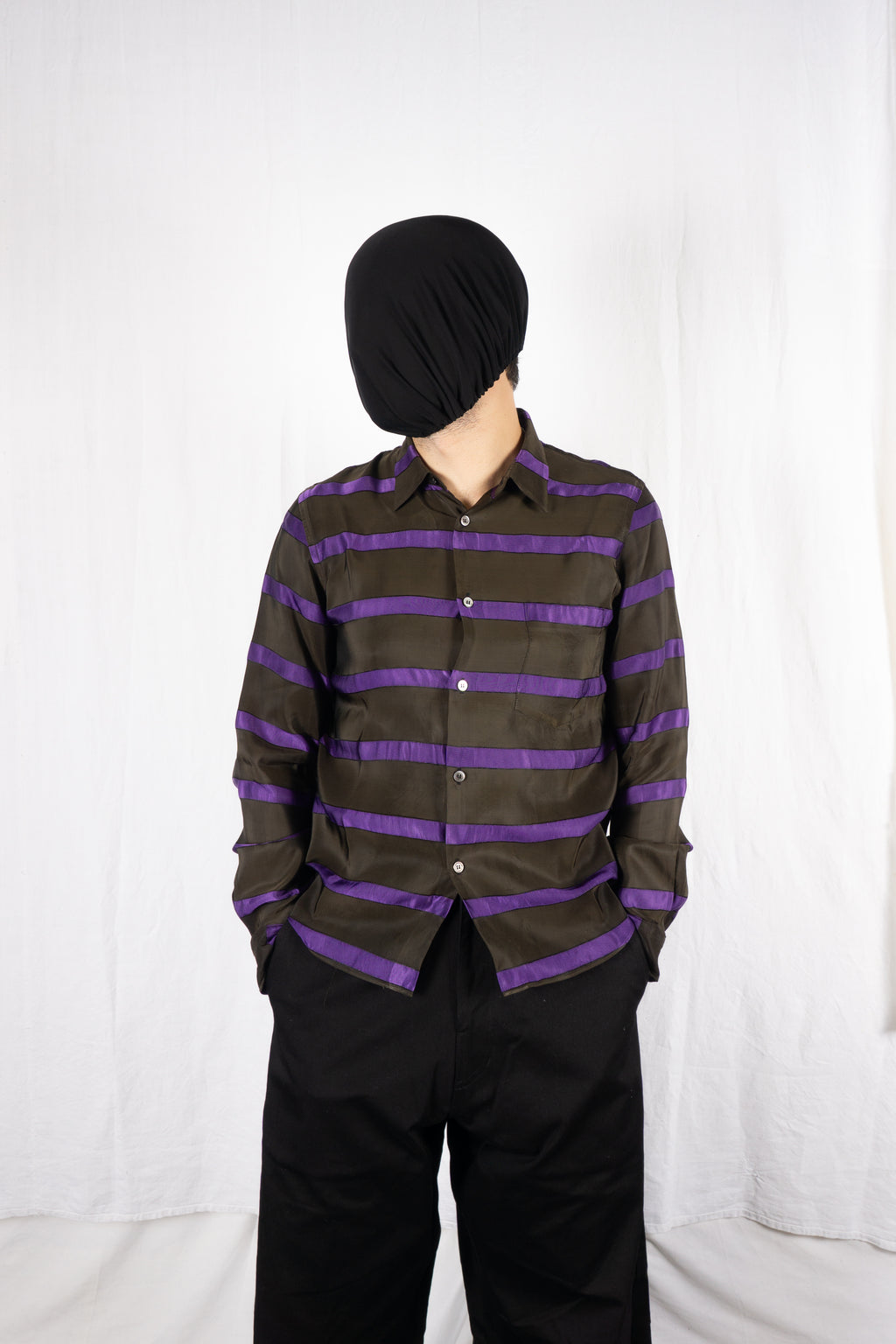 Comme des Garçons Homme Plus A/W 2001 psychedelic shirt – front view | Recente Studio