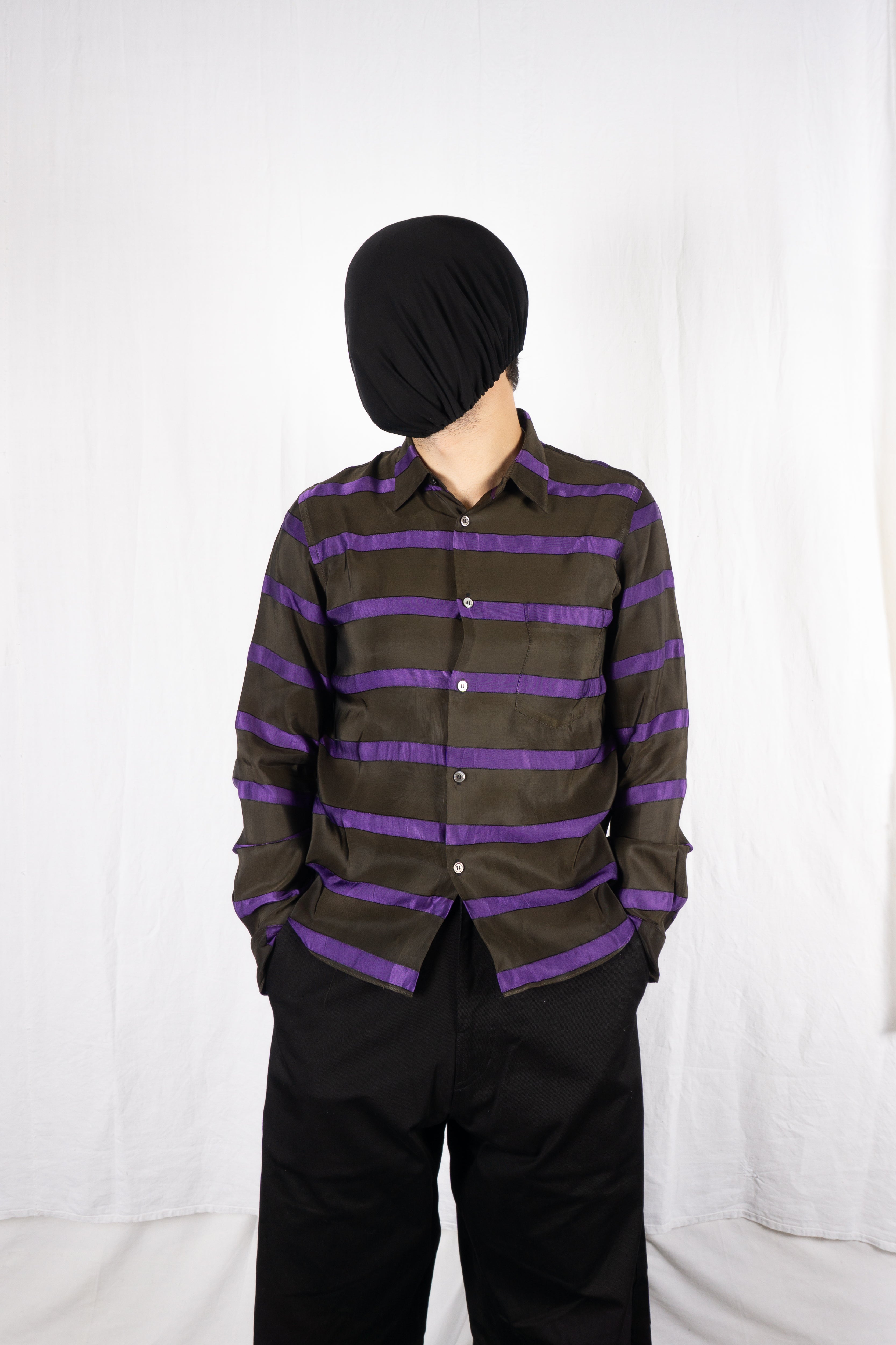 Comme des Garçons Homme Plus A/W 2001 psychedelic shirt – front view | Recente Studio