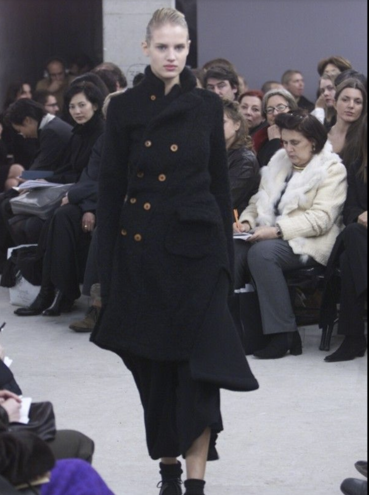 Comme des Garçons AW02 asymmetric coat – back view | Recente Studio
