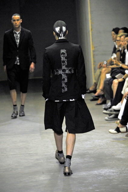 Comme des Garçons Homme Plus SS11 transparent cross jacket – back view | Recente Studio