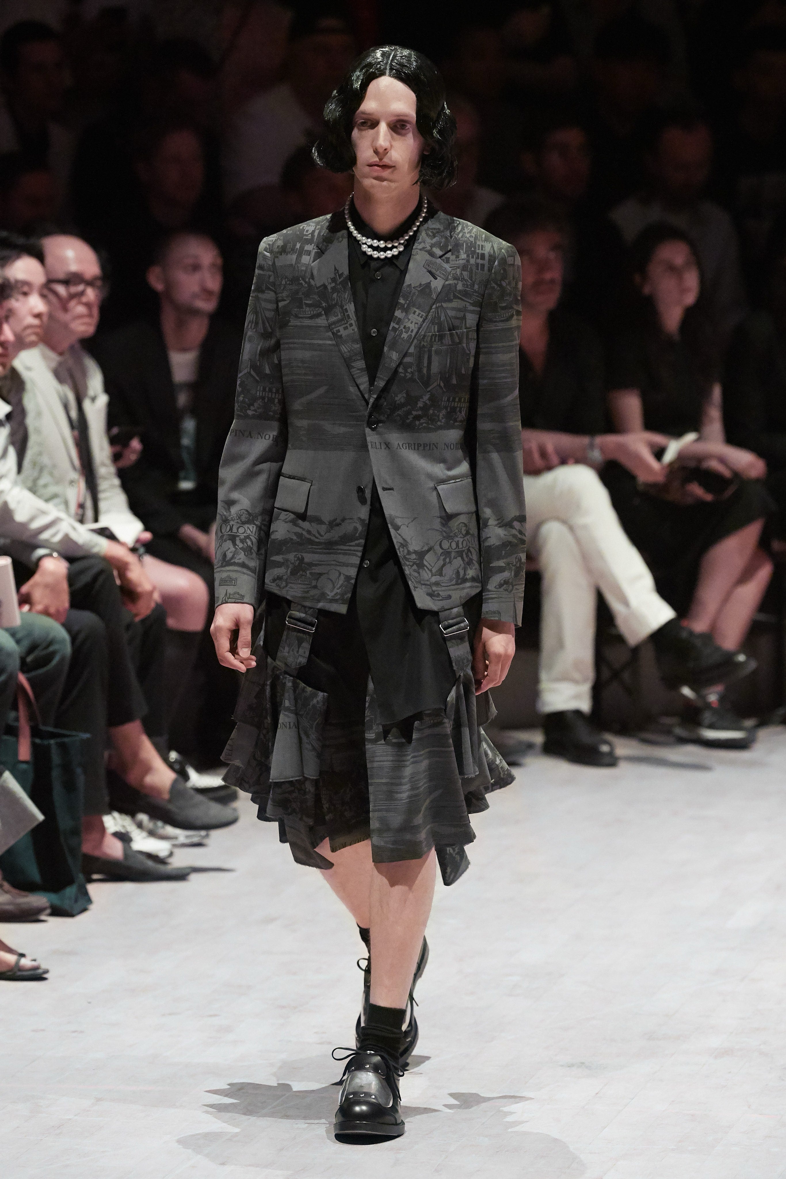 Comme des Garçons Homme Plus SS20 deconstructed jacket – back view | Recente Studio
