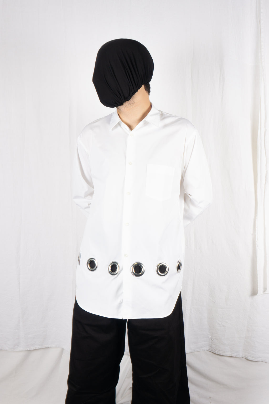 Comme des Garçons SHIRT rings shirt – front view | Recente Studio