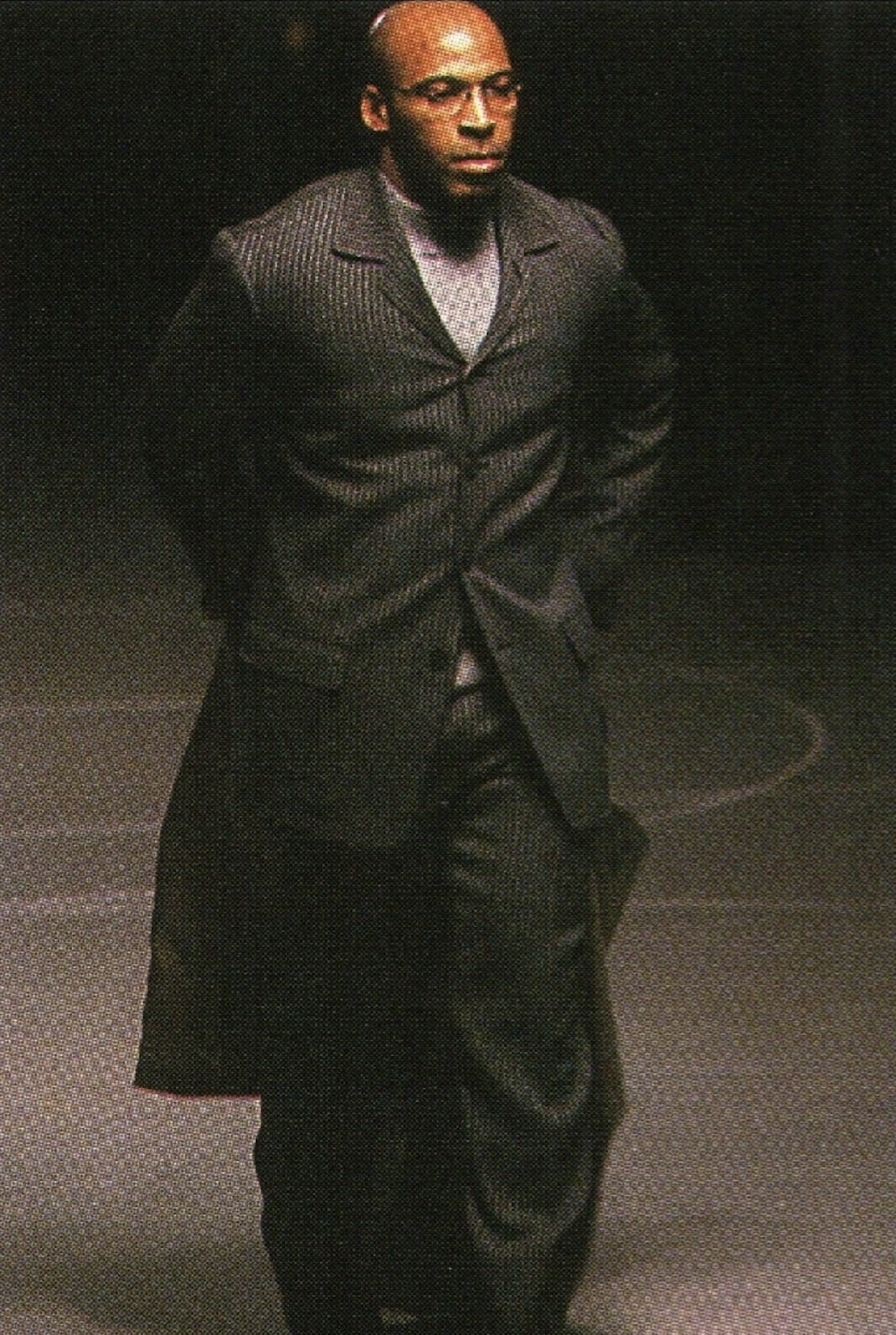 Issey Miyake Men AW96 pinstripe jacket – runway | Recente Studio