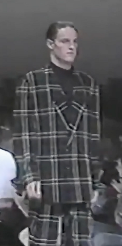 Comme des Garçons Homme Plus SS88 checkered jacket – runway | Recente Studio