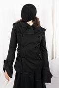 Junya Watanabe A/W 2005 short trench – front view | Recente Studio