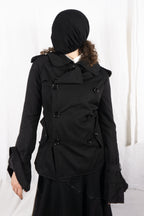 Junya Watanabe A/W 2005 short trench – front view | Recente Studio