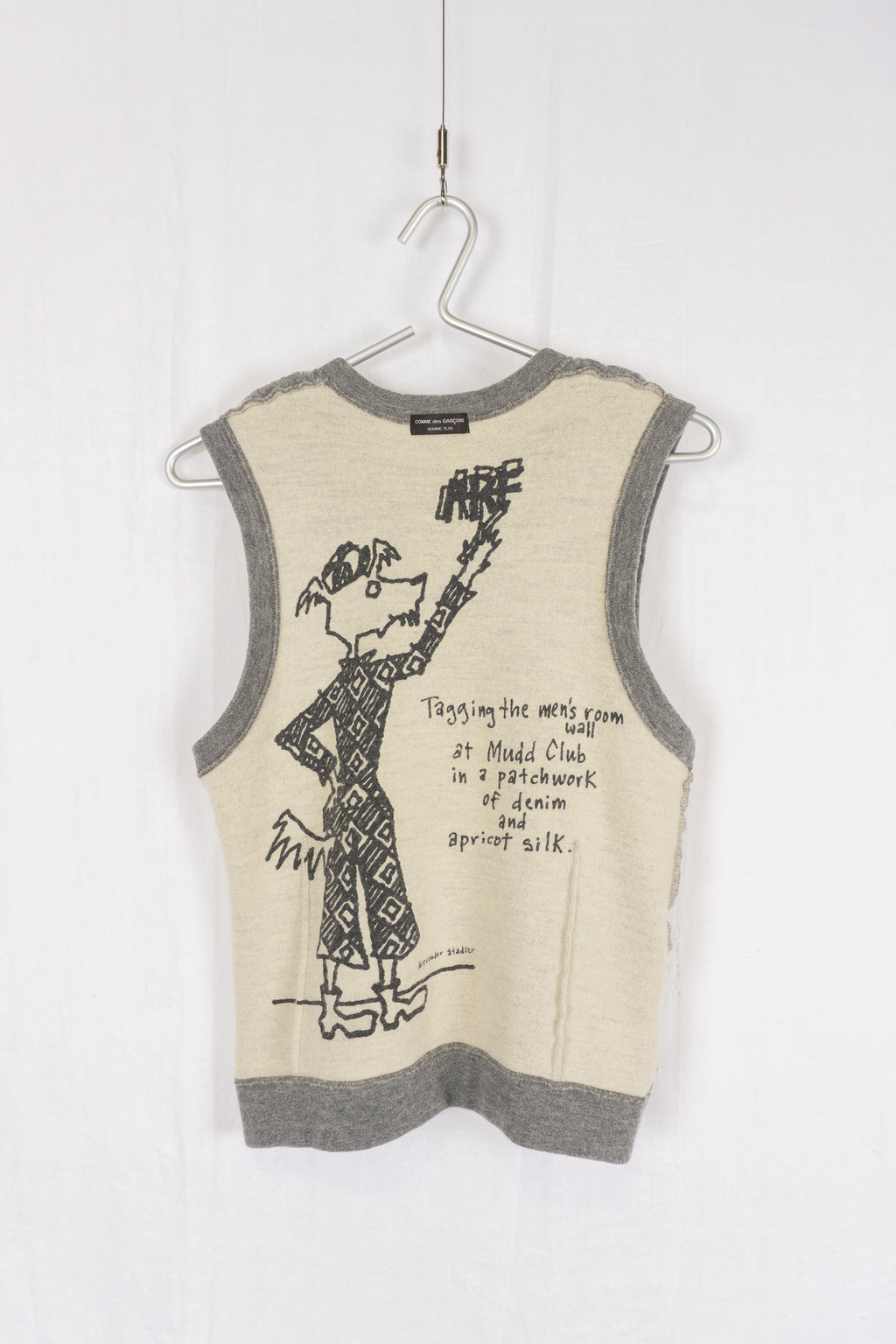 Comme des Garçons Homme Plus S/S 2004 wool vest – front view | Recente Studio