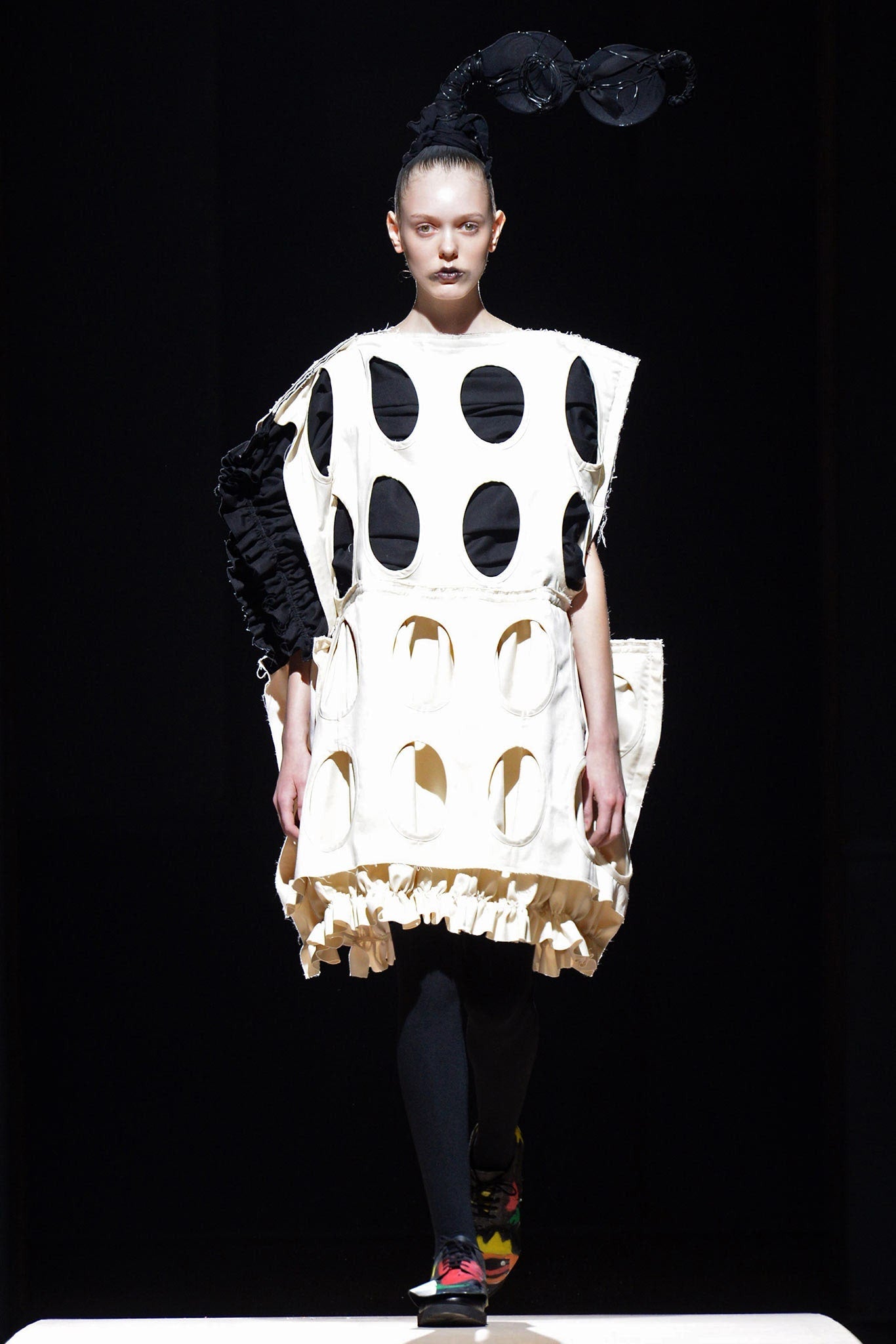 Comme des Garçons SS14 holes sweater – back view | Recente Studio