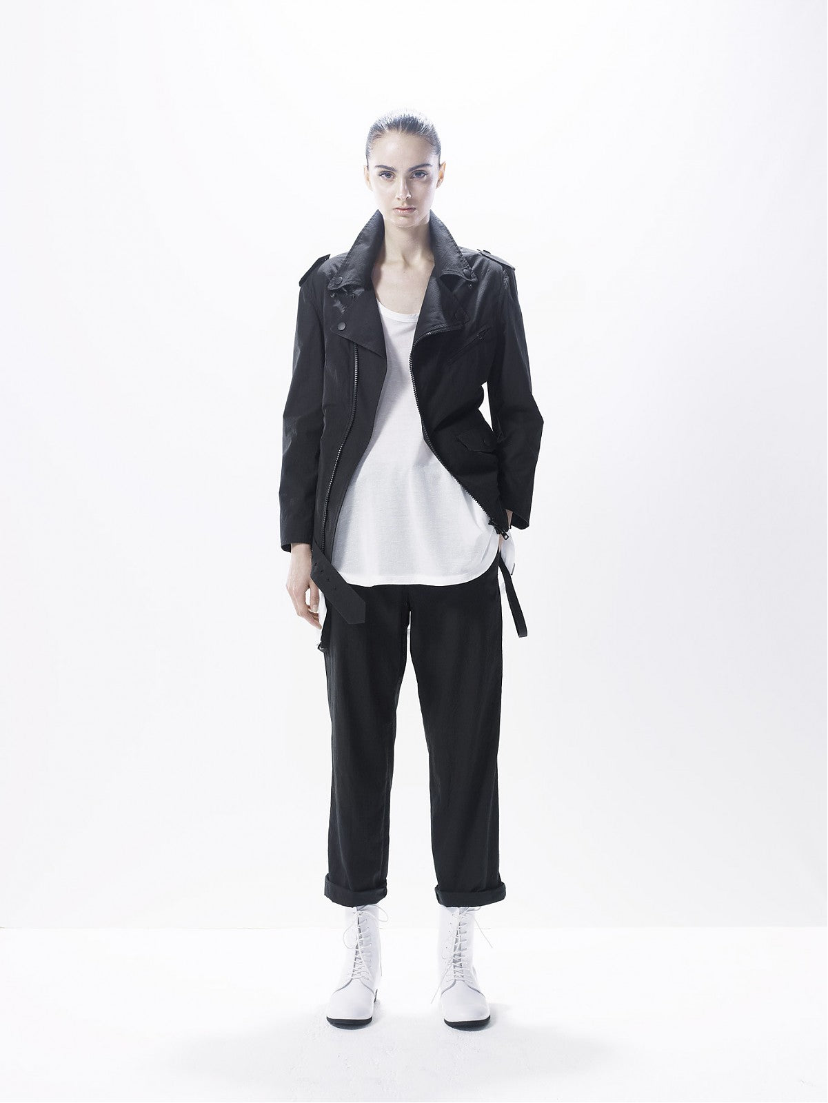 Yohji Yamamoto Regulation SS13 biker jacket – back view | Recente Studio