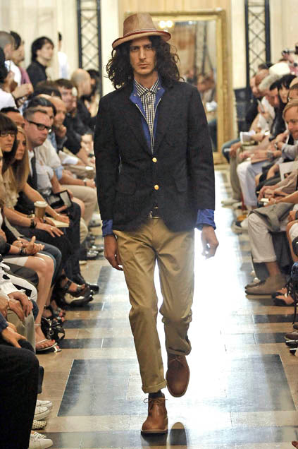 Junya Watanabe Man SS09 x Brooks Brothers reversible jacket – runway | Recente Studio