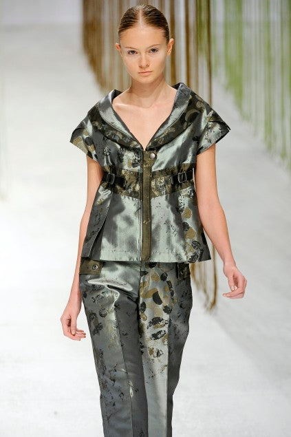Issey Miyake SS09 printed 3/4 sleeve jacket – runway | Recente Studio