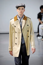 Junya Watanabe Man x Mackintosh SS10 beige trench coat – runway | Recente Studio