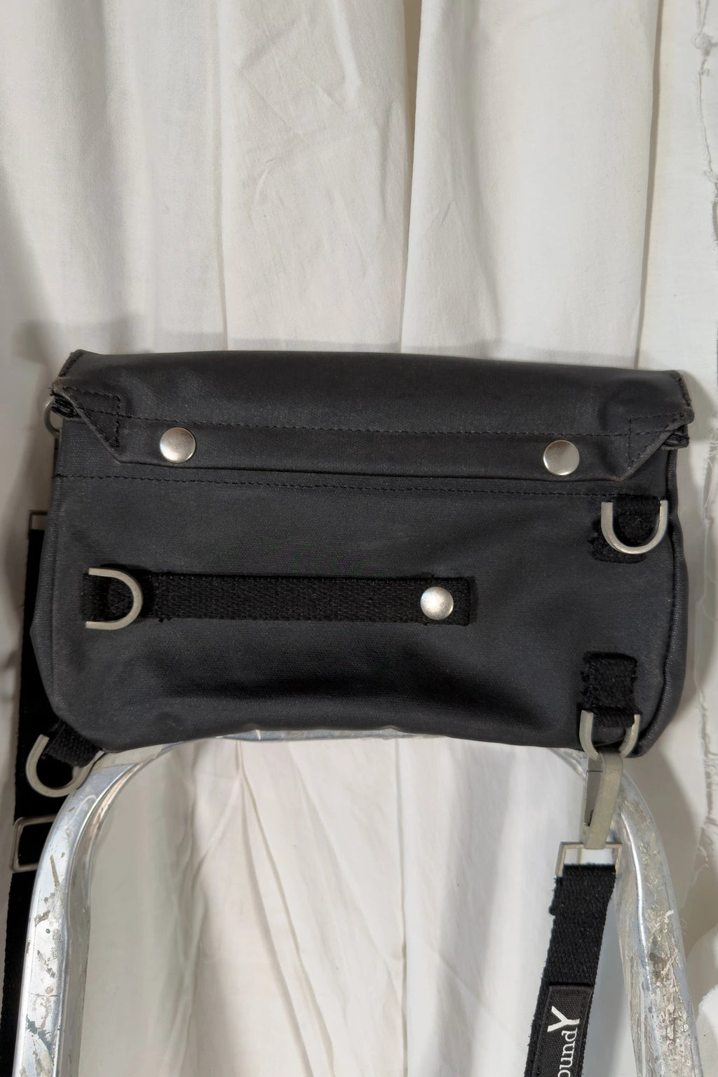 Yohji Yamamoto Ground Y shoulder bag – front view | Recente Studio