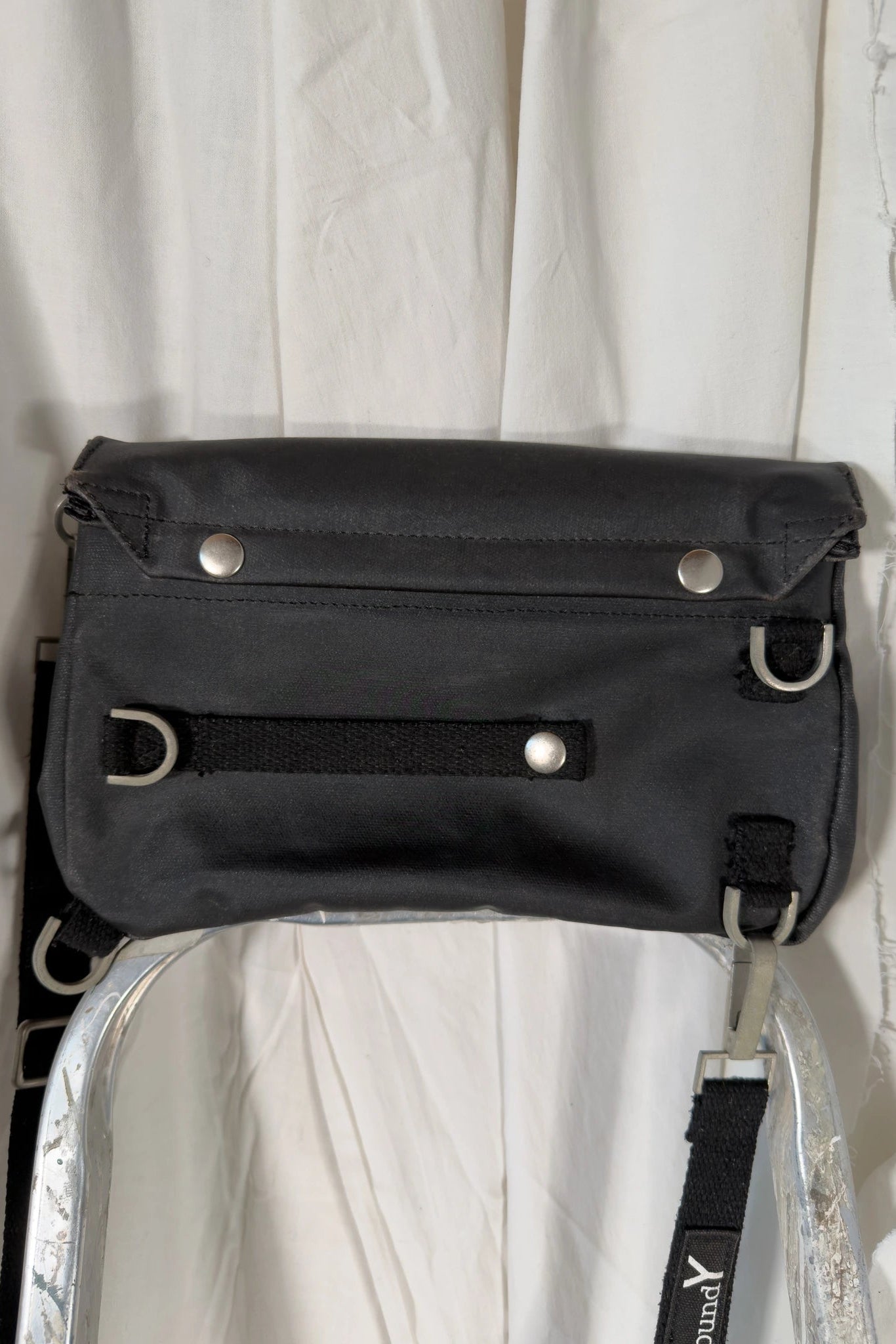 Yohji Yamamoto Ground Y shoulder bag – front view | Recente Studio