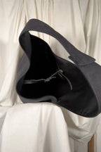 Junya Watanabe 2010s canvas shoulder bag – side view | Recente Studio
