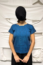 Issey Miyake Pleats Please A/W 2007 geometric t-shirt – side view | Recente Studio
