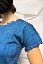 Issey Miyake Pleats Please A/W 2007 geometric t-shirt – detail view | Recente Studio