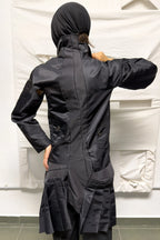 Comme des Garçons S/S 2009 deconstructed trench coat – back seam detail | Recente Studio