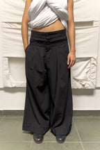 Comme des Garçons S/S 2002 deconstructed wide pants – detail view | Recente Studio