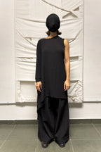 Comme des Garçons A/W 1991 asymmetrical dress – front view | Recente Studio