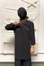 Comme des Garçons A/W 1991 asymmetrical dress – side view | Recente Studio