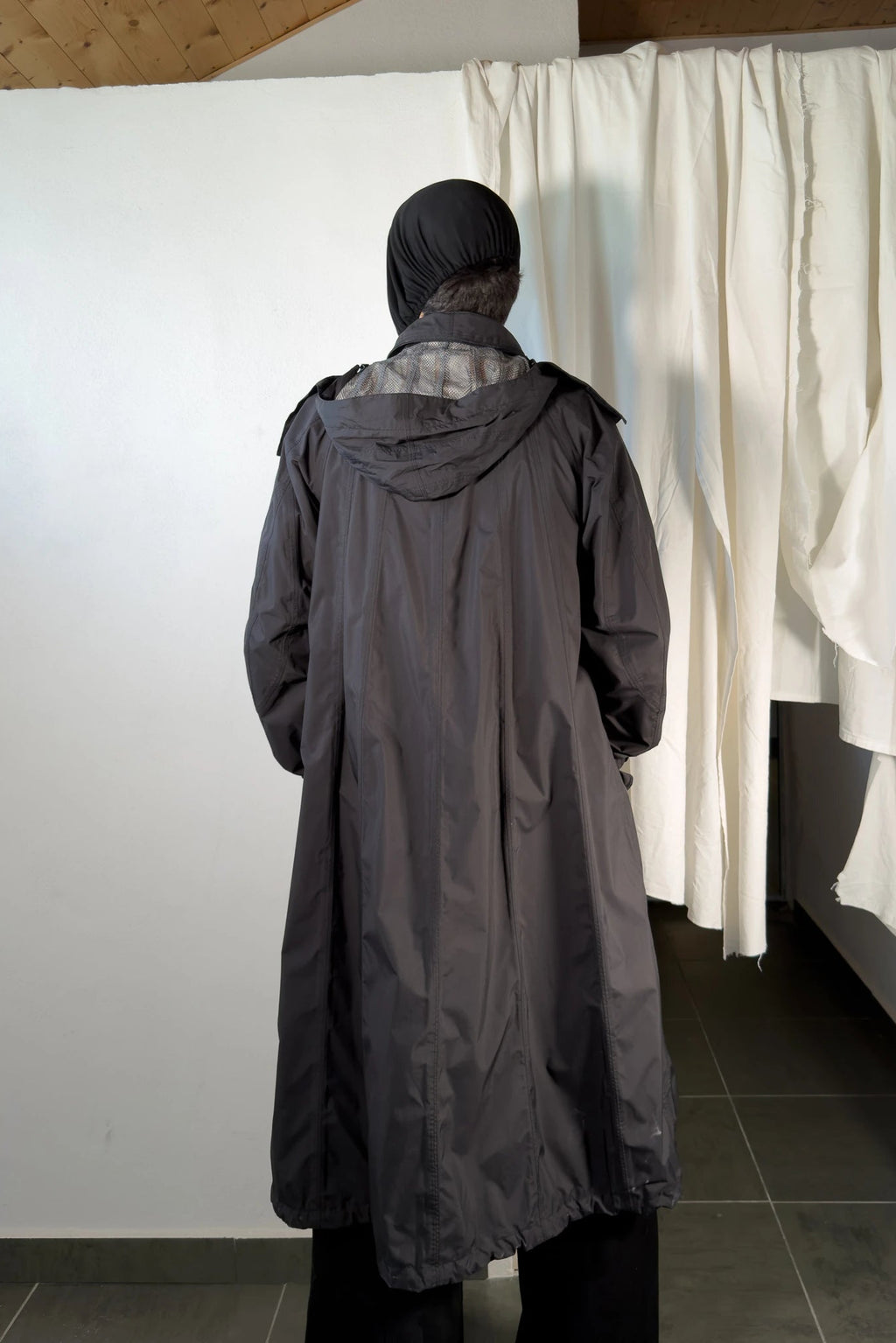 Issey Miyake Men SS13 parachute coat – detail view | Recente Studio