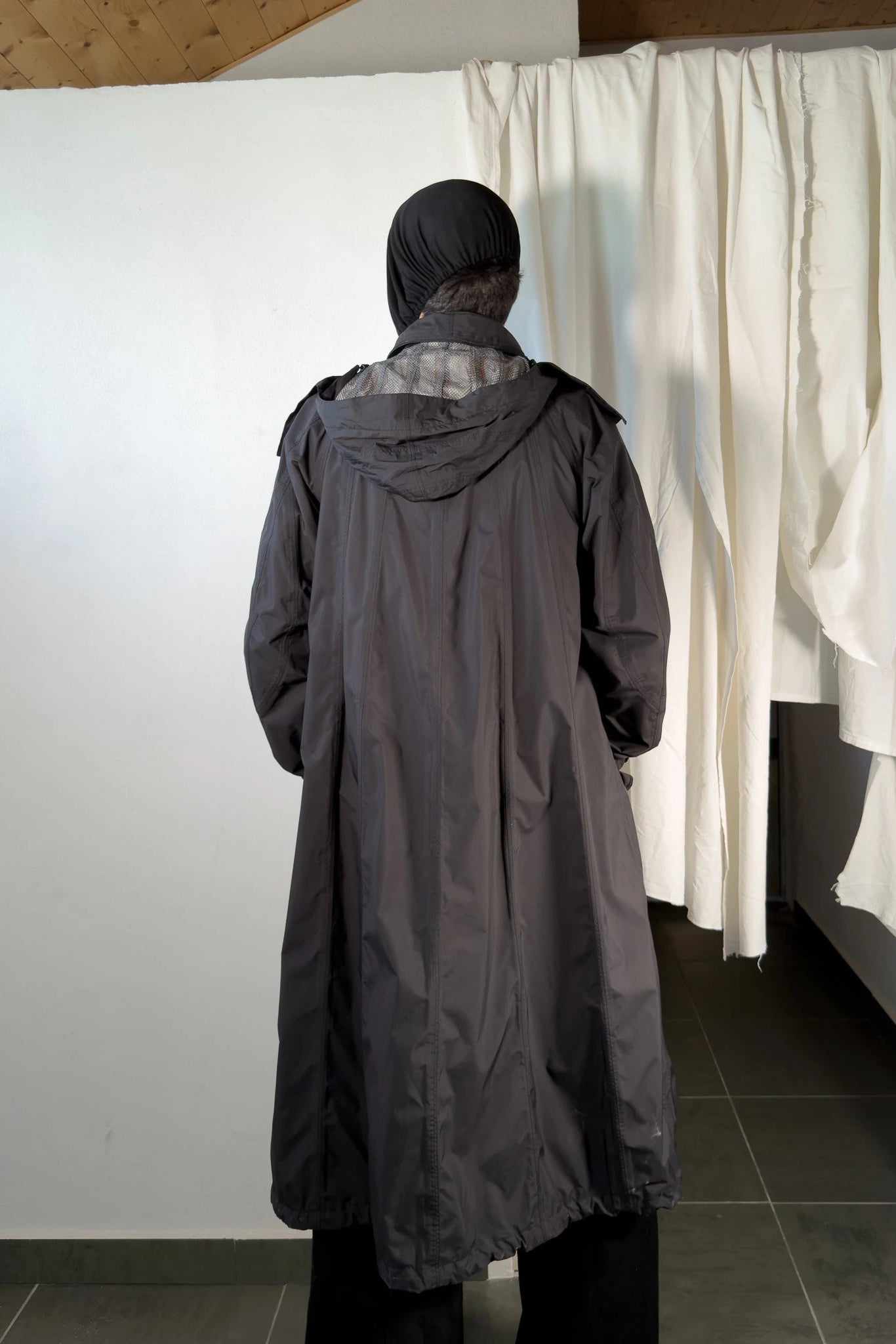 Issey Miyake Men SS13 parachute coat – detail view | Recente Studio