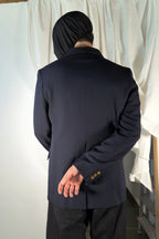 Comme des Garçons Homme Plus AW02 orange buttons jacket – detail view | Recente Studio