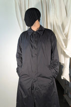 Issey Miyake Men AW99 parachute trench coat – detail view | Recente Studio