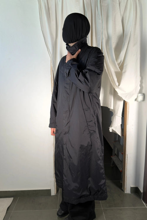 Issey Miyake Men A/W 1999 parachute trench coat – front view | Recente Studio