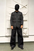 Issey Miyake Men A/W 2011 stripes three pockets jacket – front view | Recente Studio