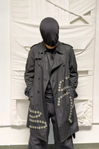 Comme des Garçons Homme Plus S/S 2016 buttons trench – front three-quarter view | Recente Studio