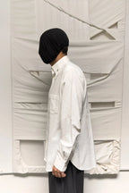 Yohji Yamamoto Pour Homme S/S 2013 zips collar shirt – side view | Recente Studio