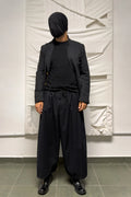 BLACK SCANDAL Yohji Yamamoto A/W 2018 balloon pants – front view | Recente Studio