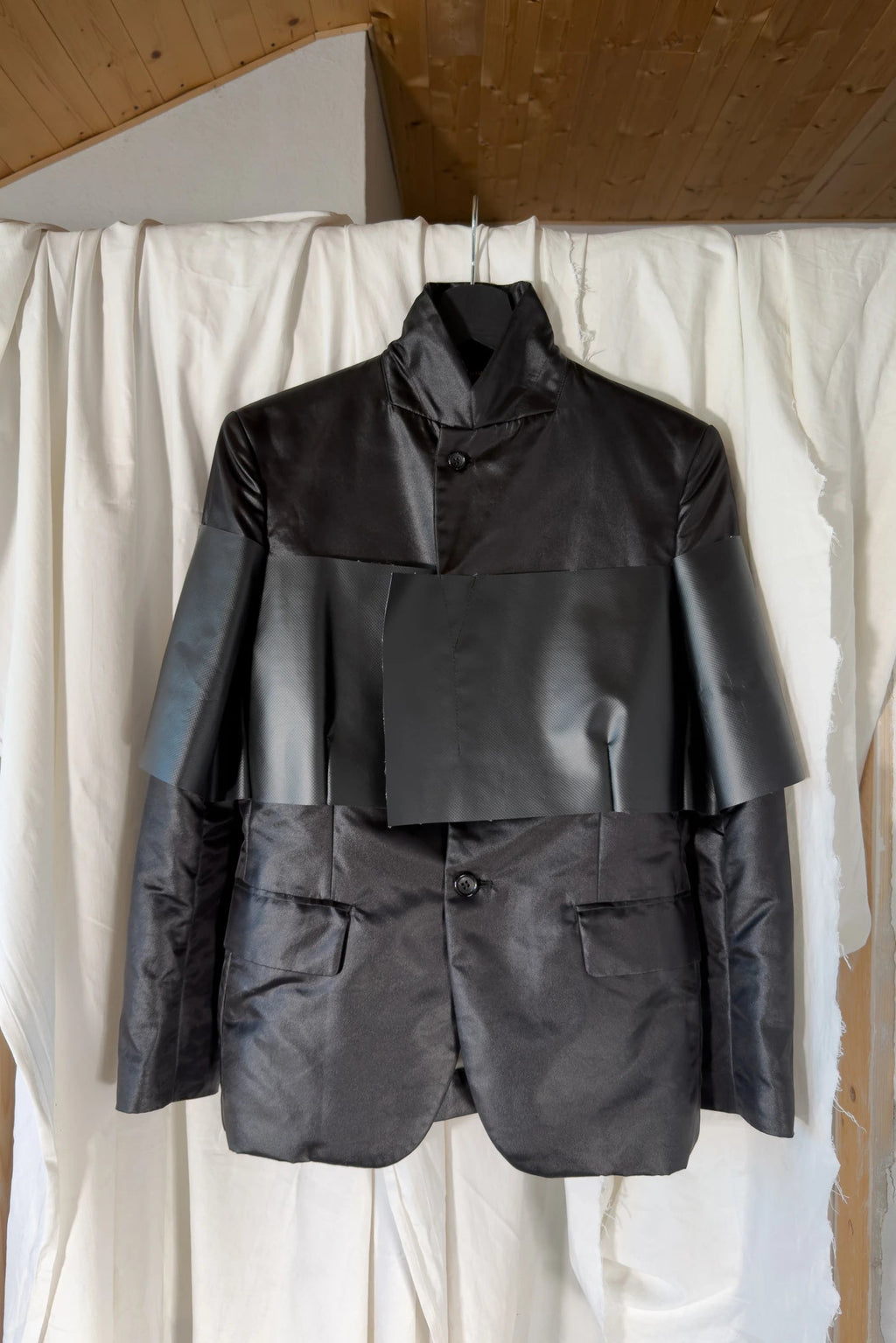 Comme des Garçons SS11 panel jacket – styled view | Recente Studio