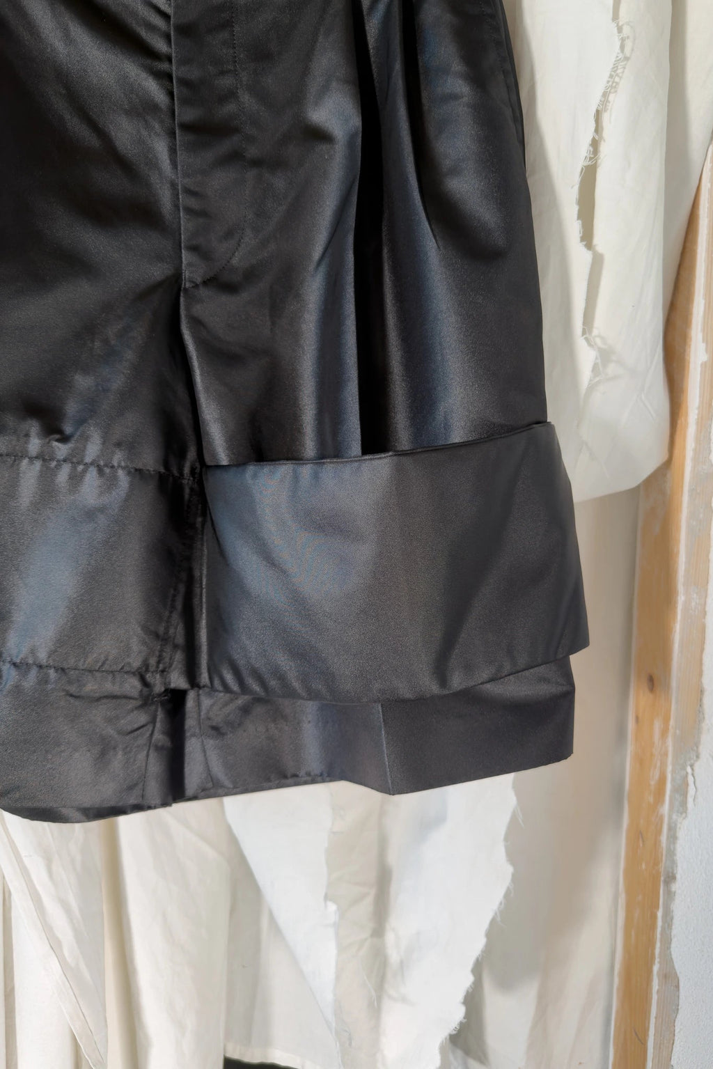 Comme des Garçons S/S 2011 asymmetrical shorts – side view | Recente Studio