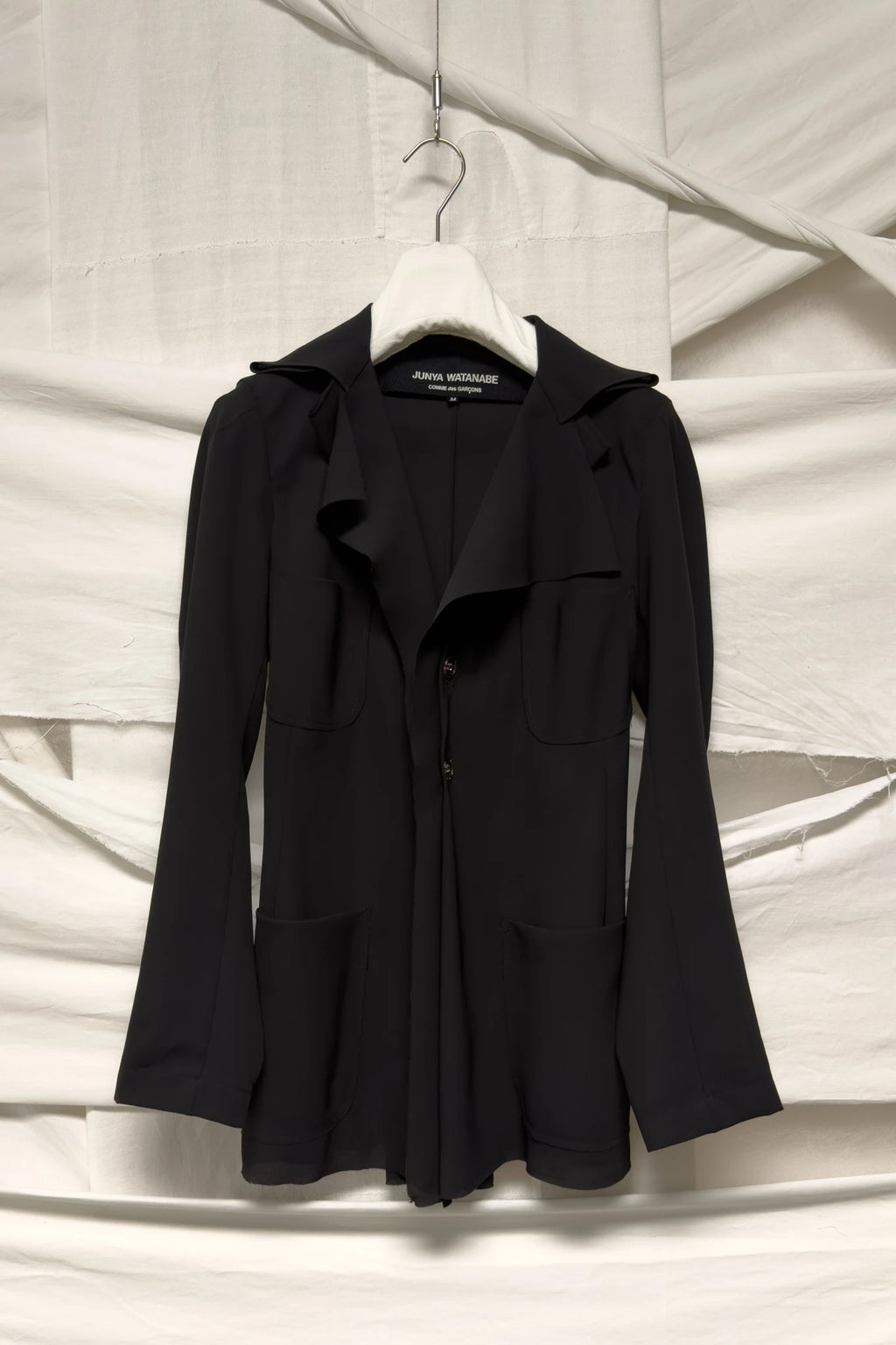 Junya Watanabe S/S 2004 chiffon jacket – garment on hanger | Recente Studio